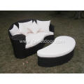 Outdoor Garden Rattan Sun Bed Beach Lounge